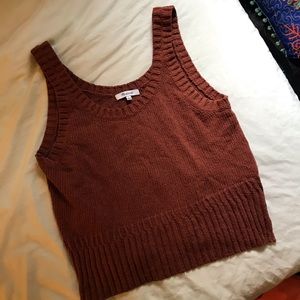 Madewell Minton scoop sweater tank